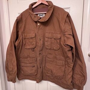 Marks Contractor Construction Work Men's Heavy Duty Tan Jacket 2XL